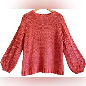 STACCATO Supersoft Puffed Balloon Sleeves Pullover Sweater Size M Fall